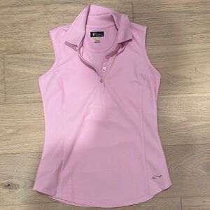 Greg Norman Collection Light Pink Sleeveless Blouse